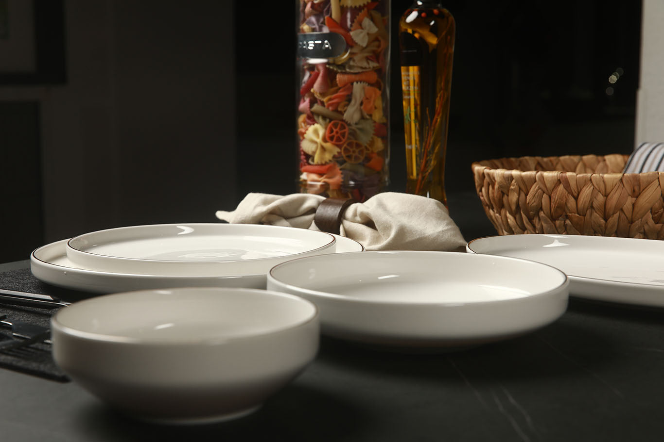 Veloura Gold Geschirrset 25-tlg