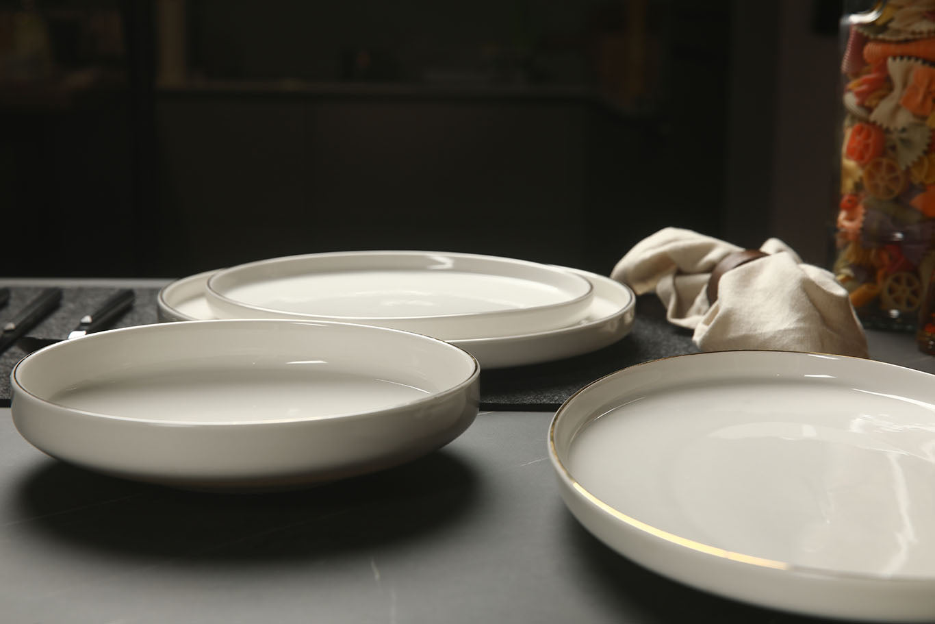 Veloura Gold Geschirrset 25-tlg