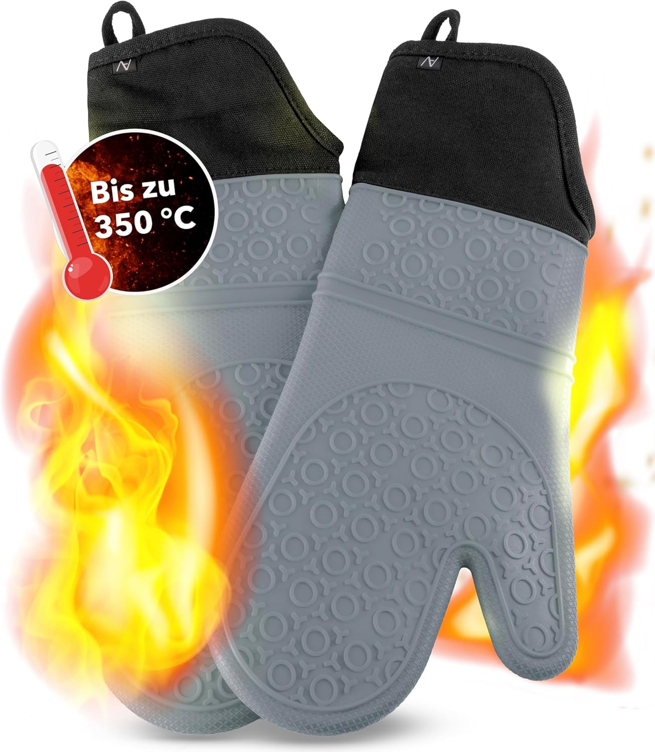 kochmaster Silikon Ofenhandschuhe 2er Set – Hitzebeständig
