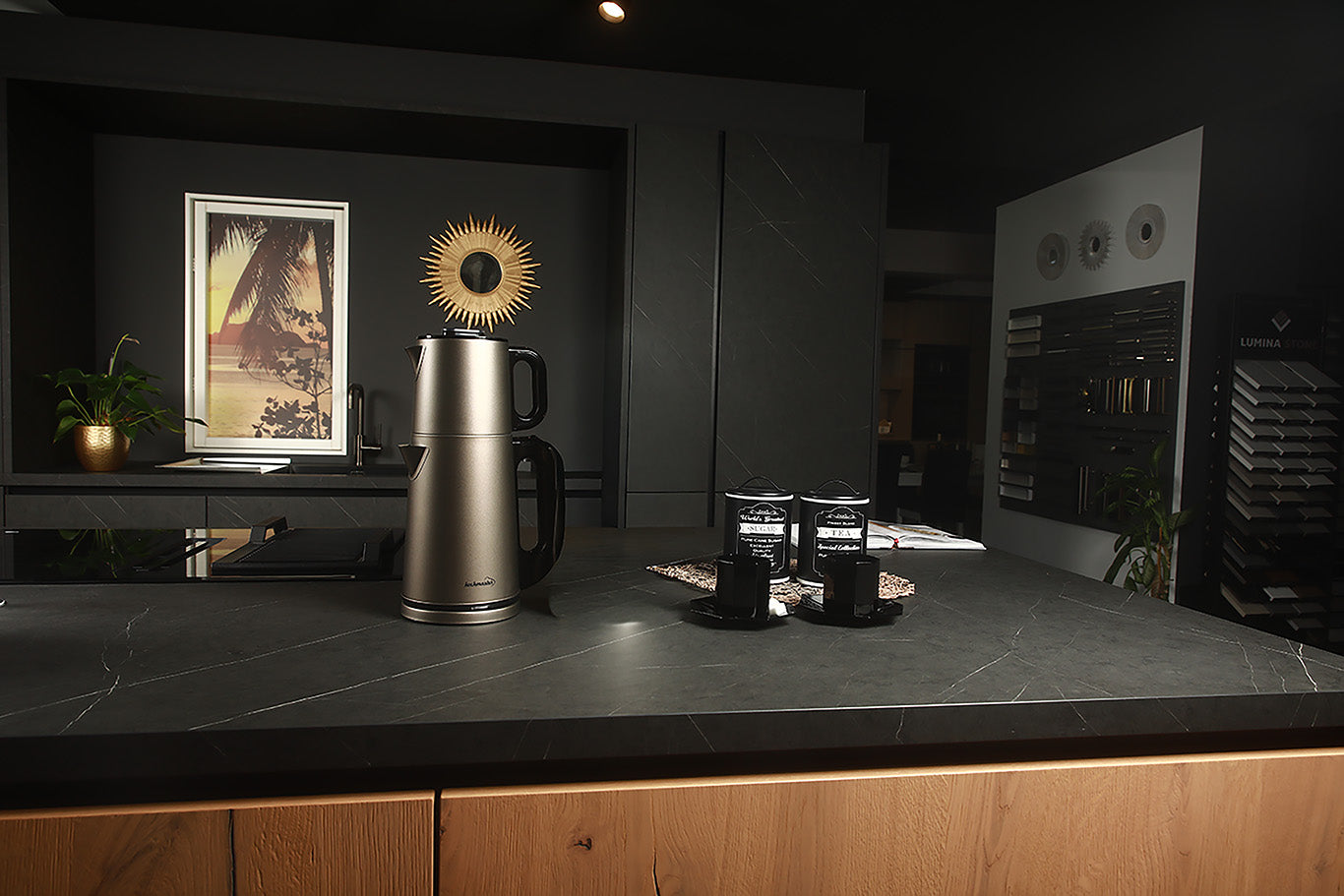 Dem Vakti Gold Edition Teekocher 1800W - 3 Liter