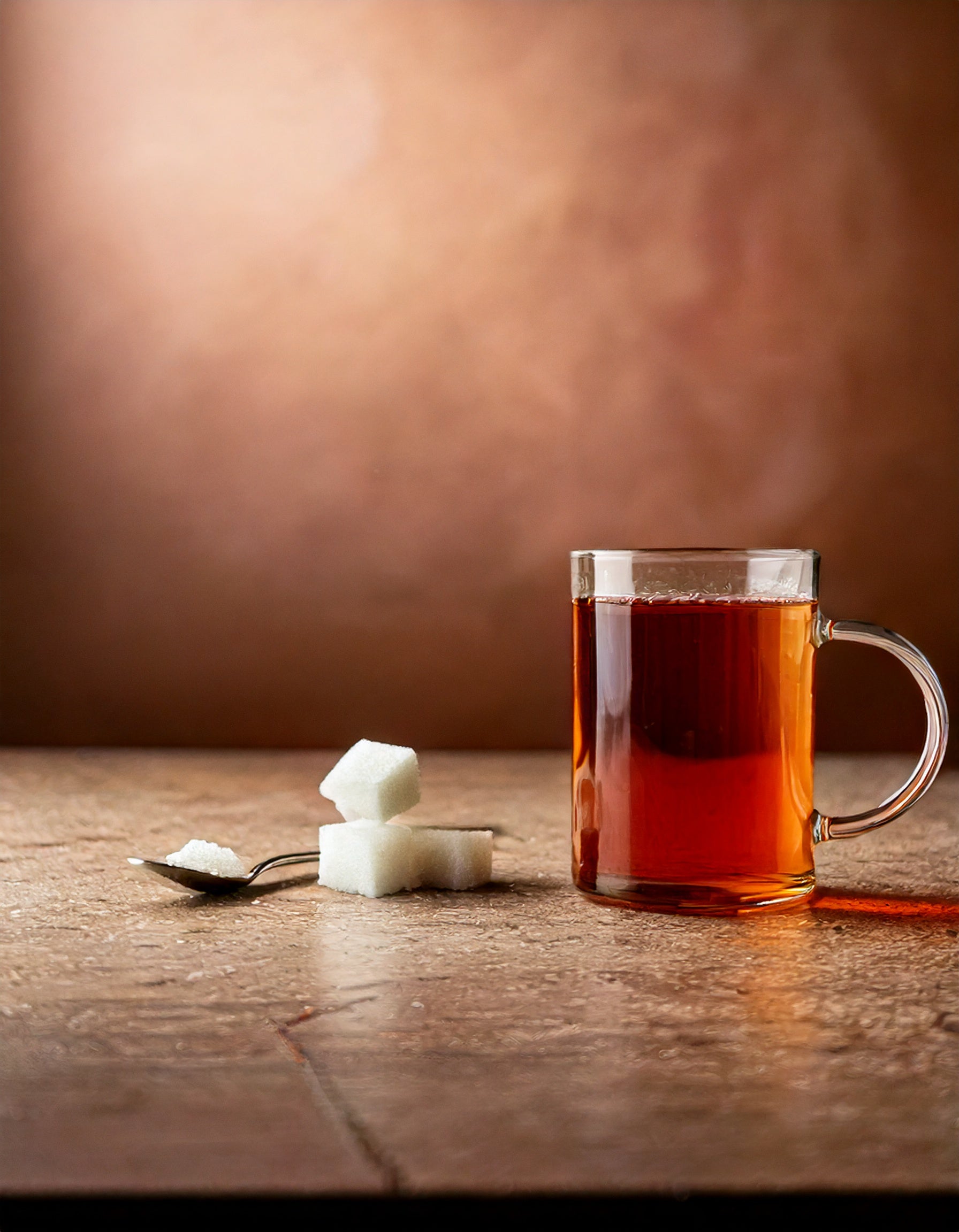 Kochmaster Meyra kulplu şeffaf cam kupa, 6 parça.