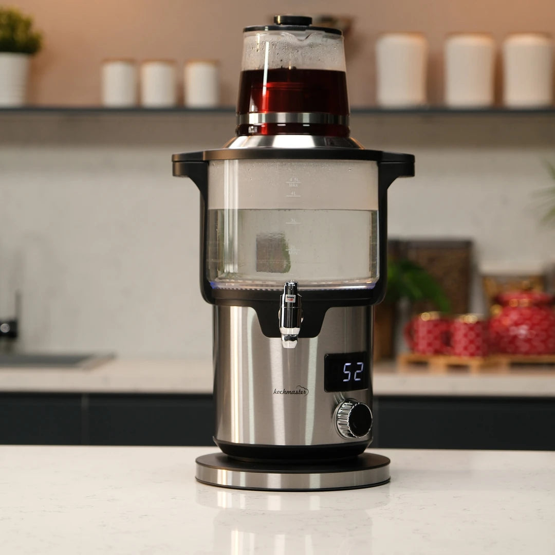 KOCHMASTER Aura Elektrischer Samowar aus Glas