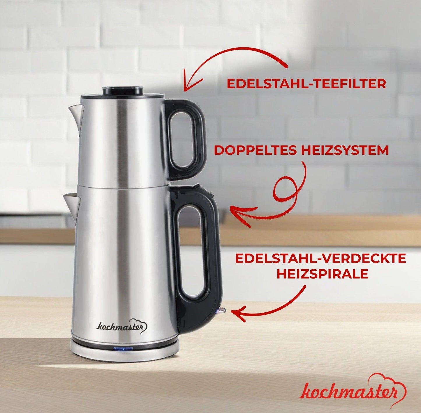 Kochmaster Dem Efendi Teemaschine Eleganter Teekocher