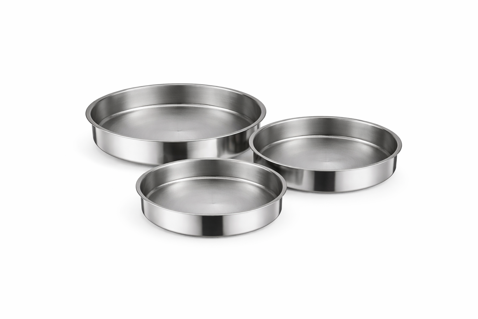 Kochmaster Platinium Edelstahl Backofenblech 3-teiliges Set