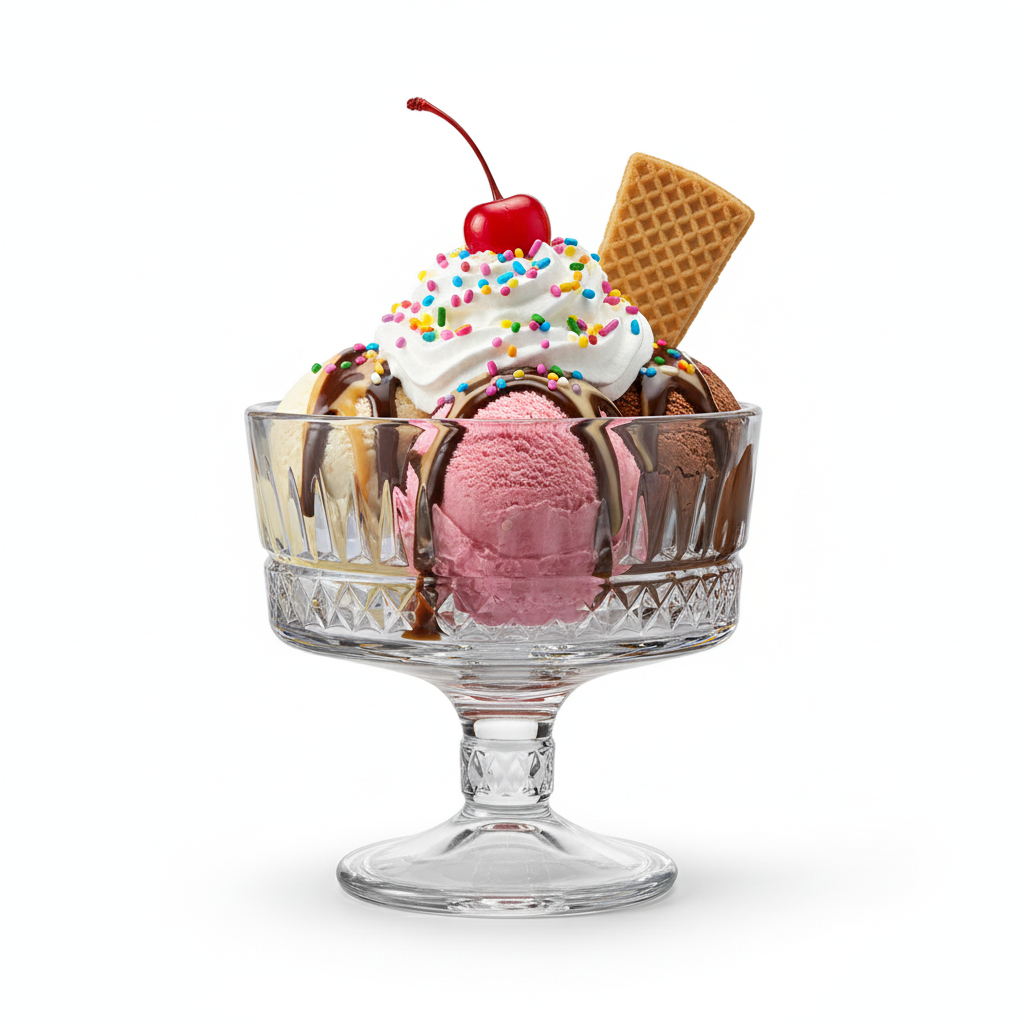 Elizya Dessertschale mit Fuß 240 ml – 6-tlg