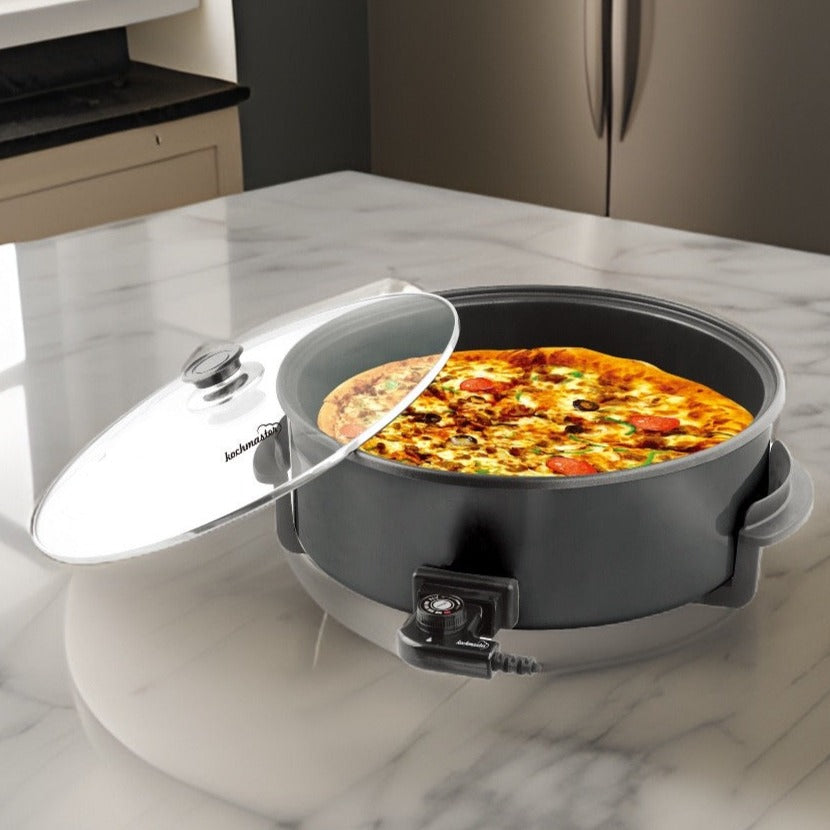 KOCHMASTER Multifunktionale Pizza Pfanne Delux 42 cm x 9 cm
