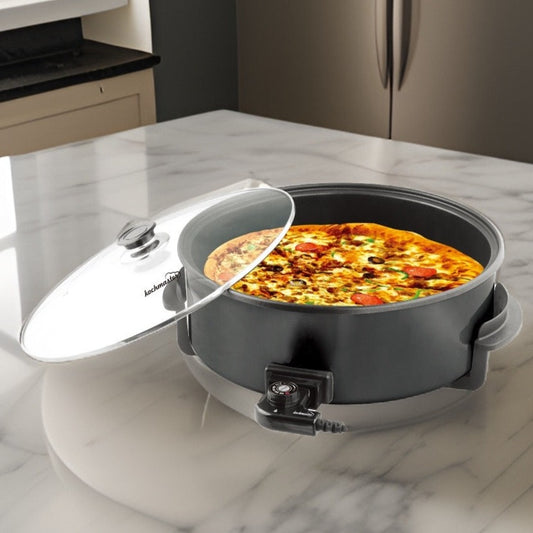 KOCHMASTER Multifunktionale Pizza Pfanne Delux 42 cm x 9 cm