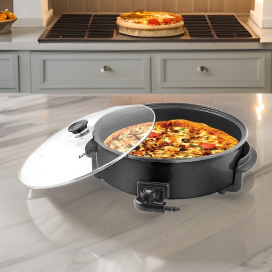 KOCHMASTER Multifunktionale Pizza Pfanne Delux 42 cm x 13 cm