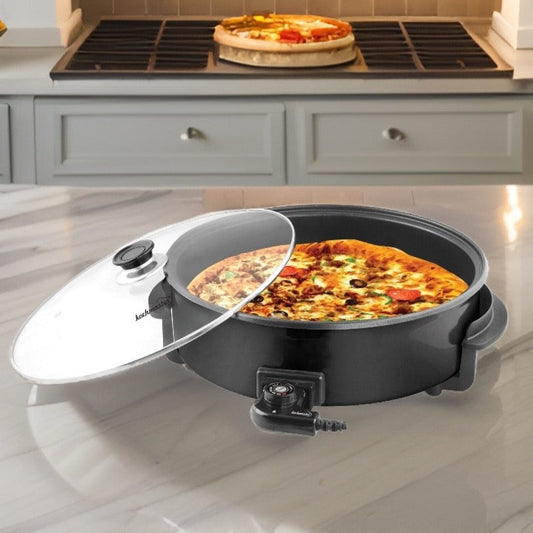 KOCHMASTER Multifunktionale Pizza Pfanne Delux 42 cm x 11 cm