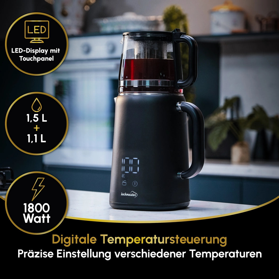 Kochmaster Dem Keyfi Digital Vision – Intelligent tea maker with digital display