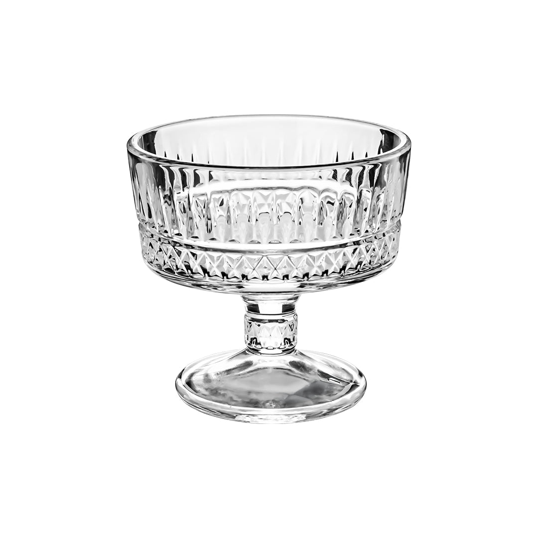 Elizya Dessertschale 6-tlg – 240 ml Glasschalen mit Fuß